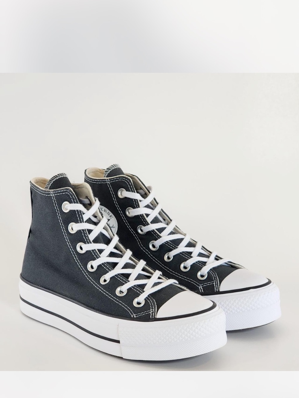 Converse Seasonal Secret Garden Green Canvas High-Top Platform Sneakers